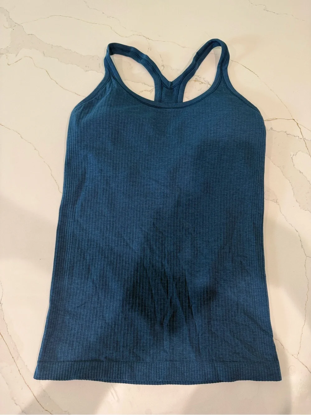 Women's lululemon Ribbed Racerback Tank Top Blue - Picture 1 of 3